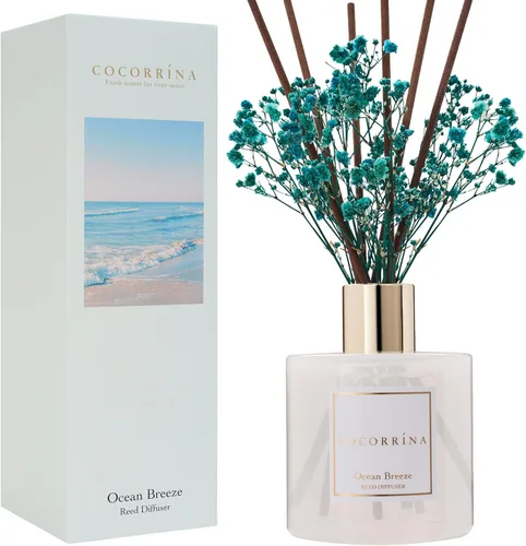Vista 34 de Cocorrína Juegos de Difusores de Varillas – 6.7 onzas, difusor perfumado de melocotón blanco y oolong con 8 varillas, difusor de varillas