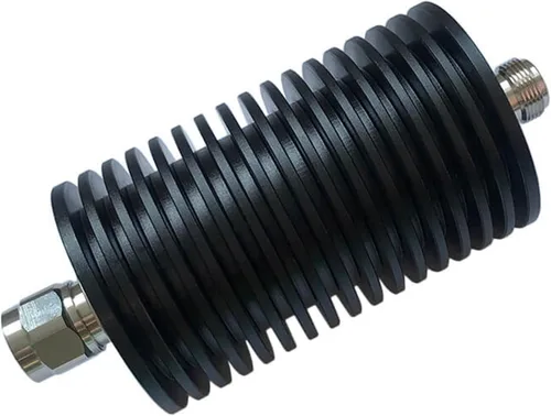 BECEN Atenuador de conexión N 100W, 6db, CC a 3GHz, 50 ohmios