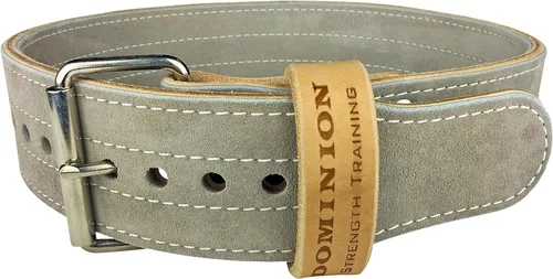 Vista 10 de Suede 3-inch Weightlifting Belt - Premium Powerlifting Support with Enhanced Grip Technology