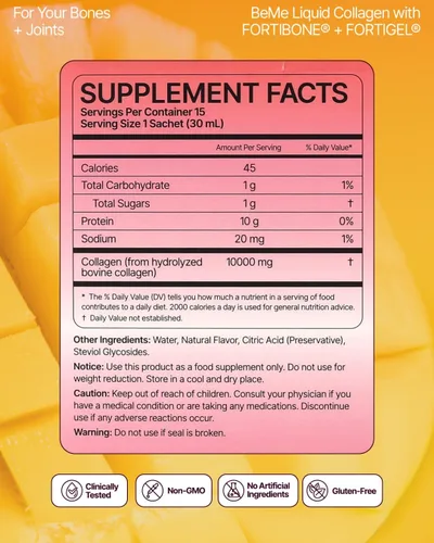 Vista 9 de BeMe Longevity Protocol - Colágeno para huesos y articulaciones + colágeno para cabello, piel y uñas