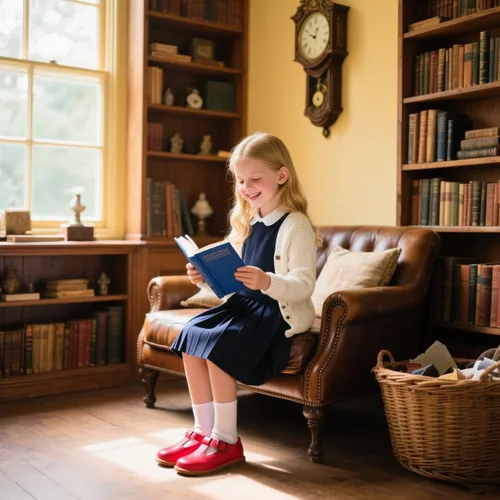 Vista 2 de Otter MOMO Vestido de uniforme escolar con tirantes en T para niña Mary Jane Flat