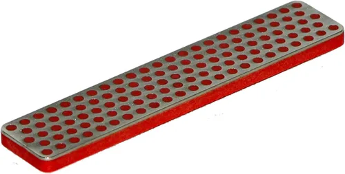 DMT A4F - Afilador de cuchillos de piedra de afilar y piedra de afilar de diamante para uso con alineador, 4 pulgadas, grano fino