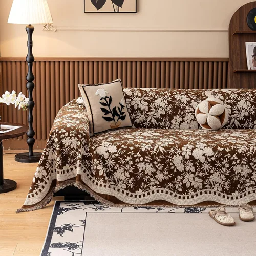 Vista 10 de VClife Funda de sofá bohemia de felpilla para sofá de 2 cojines, antideslizante, lavable, funda de sofá para perros, funda de sofá de geometría