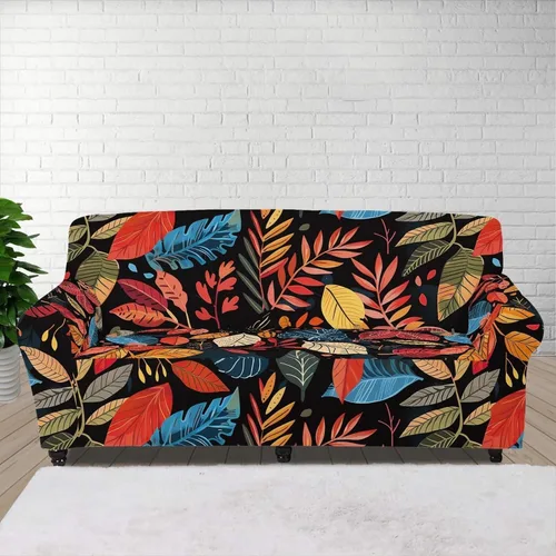 Vista 109 de ZOUTAIRONG Fundas elásticas para sofá con estampado de ramas de camuflaje 3D para sofá, funda para muebles de un solo cojín, decoración del hogar u
