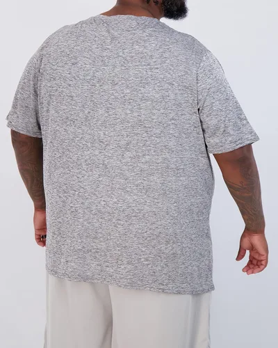 Vista 3 de Real Essentials 3 Pack Mens Big & Tall Short Sleeve Dry Fit Crew Neck T-Shirt - Gym Workout Athletic Running Tee (3XT-5XT)