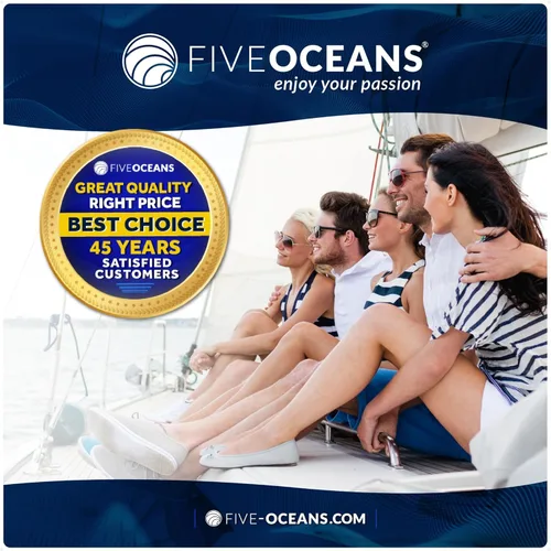 Vista 8 de Five Oceans Escotilla de barco, escotilla de acceso marítimo, tapa rectangular para escotilla de barco con pestillo de bloqueo, color blanco roto