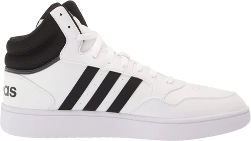 Vista 6 de adidas Hoops 3.0 Mid - Tenis de baloncesto para hombre, White-team Royal Blue-gum