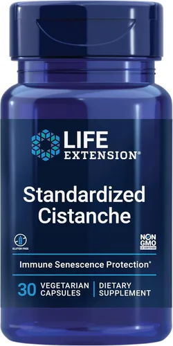 Life Extension Standardized Cistanche, C. tubulosa, Vitamin C, Immune Support, Blood Pressure Support, Cardiovascular Health, Healthy Aging, Gluten