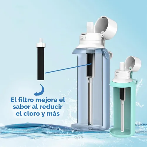 Vista 5 de Filtro de botella de agua de repuesto para Brita BB06 compatible con Brita Hard Side y Sport Bottle Filter – Sin BPA (paquete de 5)