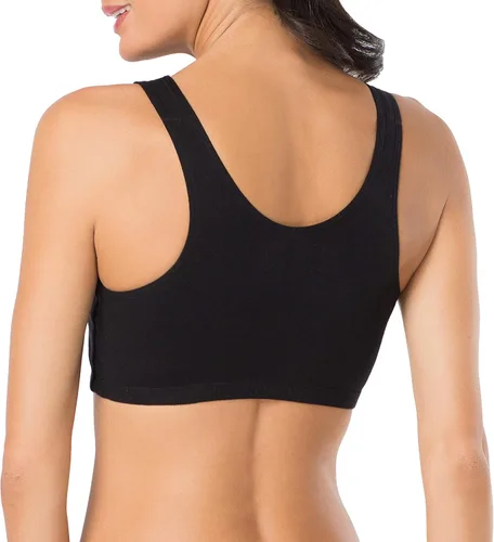 Vista 8 de Fruit of the Loom - Brasier de algodón para mujer, estilo camiseta sin mangas, máxima comodidad y ajuste transpirable