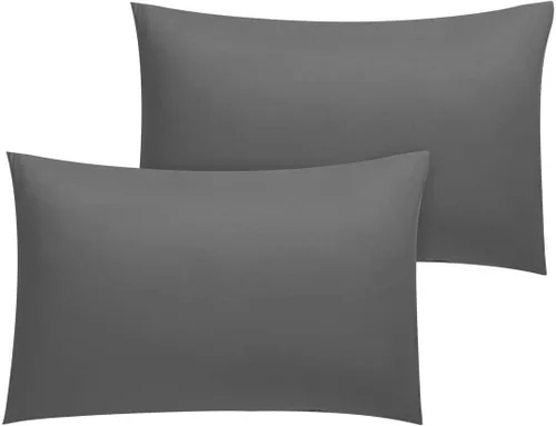 Vista 8 de Cotton Star Juego de 2 fundas de almohada de viaje para niños pequeños, 12 x 16 pulgadas, rosa rubor, 100% algodón orgánico, cierre de cremallera