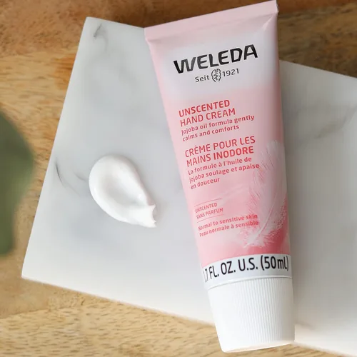 Vista 7 de Weleda Crema de manos sin perfume, 1.7 onzas líquidas, hidratante rico en plantas con aceites de jojoba, borraja y coco