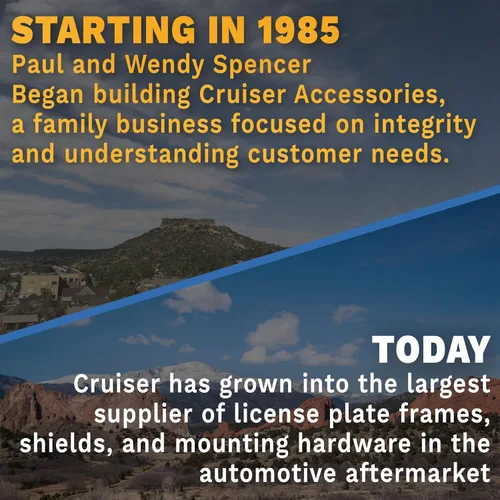 Vista 9 de Cruiser Accessories 19130 Daisy - Marco para matrícula, cromado/pintado