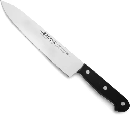 Vista 51 de Arcos Cuchillo para pan de acero inoxidable nitrum de 8 pulgadas y hoja de 7.874 in. Obtén una gran variedad de cortes para tu alimentación.