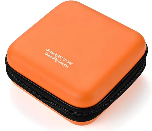 Vista 69 de Funda para DVD, estuche de CD EVA, organizador de almacenamiento, portátil, protector de DVD, soporte para billetera para coche