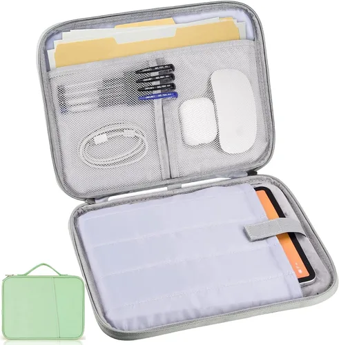 Vista 10 de Funda de transporte para tableta de 9 a 11 pulgadas para iPad Pro 11 (2022-2018), iPad 10.9 (10.ª generación), iPad Air (5/4ª generación), Galaxy