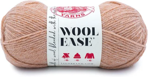 Vista 59 de Lion Brand Yarn Wool-Ease Yarn, Hilo de peso medio (Worsted-Weight) para tejer y hacer ganchillo, 1 paquete, Antler