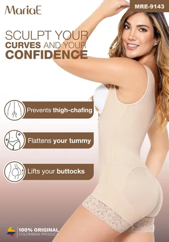 Vista 6 de MARIAE ETAPA 2 Faja Abdominoplastia Post Cirugía Lipo Compresión Prenda Faja Colombiana Reductora y Moldeadora Beige 9143