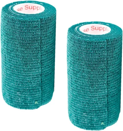 Vista 13 de Cinta adhesiva de 3 pulgadas para veterinarios (varios colores) (paquete de 24) rollo de agarre de vendaje flexible de adherencia autoadhesiva