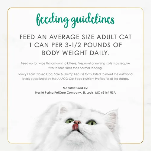 Vista 7 de Purina Fancy Feast Paté - Comida húmeda enlatada para gatos adultos, Paté clásico
