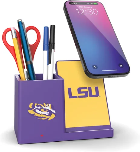 Vista 38 de SOAR NCAA - Soporte de carga inalámbrico unisex para teléfono celular y organizador de escritorio Color del