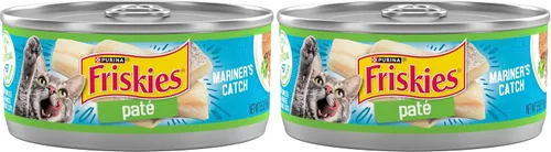 Vista 10 de Purina Friskies - Mariner's Catch - Alimento húmedo para gatos en paté, lata de 5.5 onzas