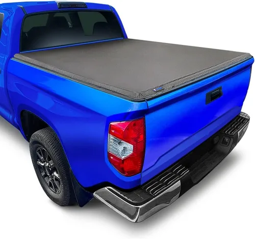 Vista 14 de Tyger Auto T1 - Cubierta tonneau suave enrollable para caja de camioneta compatible con Toyota Tundra 2007-2013 Fleetside caja de 5.5 pies