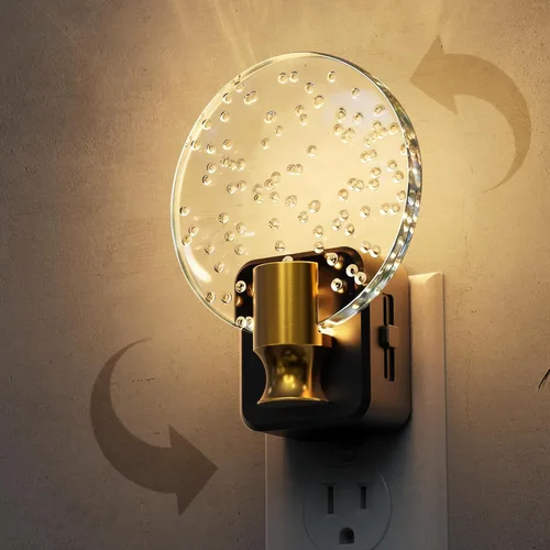 Vista 21 de Luz nocturna para enchufar en la pared, regulable, con sensor crepuscular, 3 colores de luz, blanco suave, blanco frío y ámbar, brillo ajustable