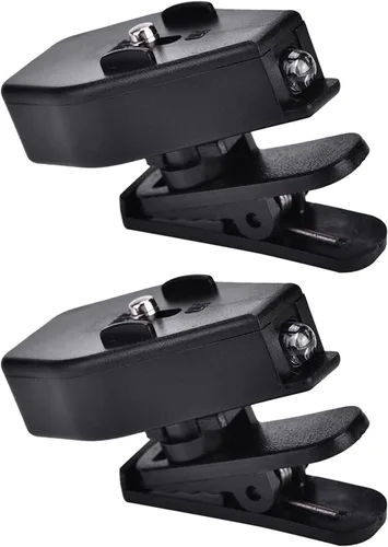 Vista 4 de Yoidesu 1 par de luces LED con clip para gafas, linterna para anteojos, mini libro, para pesca nocturna, lectura, mantenimiento