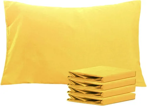 Vista 12 de Juego de 2 fundas de almohada de viaje de 12 x 16 pulgadas, 500 hilos, algodón egipcio, con cierre de cremallera, 100% algodón egipcio