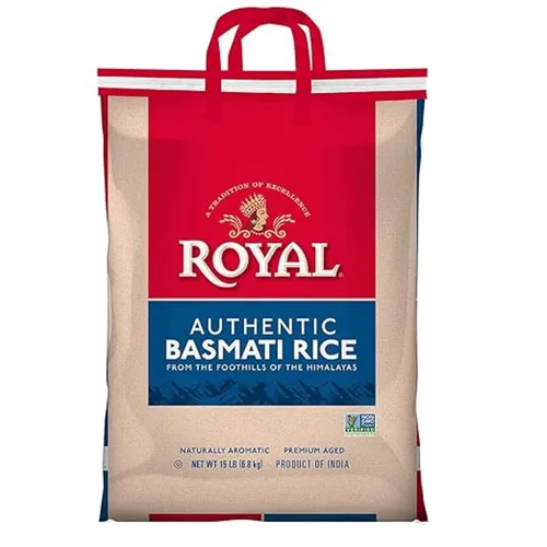 Vista 13 de Royal - Arroz Basmati Blanco Auténtico Naturalmente Envejecido en Grano Largo Indio - 10 Libras (2 x 5 Libras Bolsa)