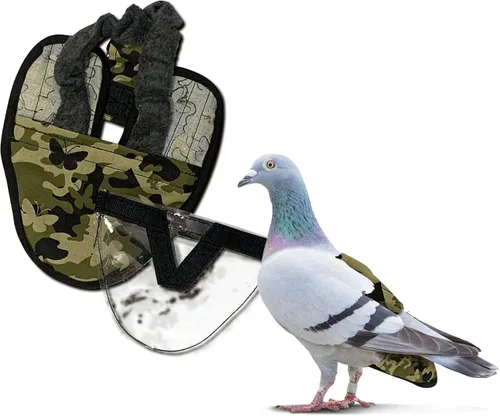 Vista 33 de Hen Holster - Pañal de bikini, pañal de pájaro y arnés para gallinas, gallo, patos, gansos, con forro de vinilo extraíble, ajuste ajustable