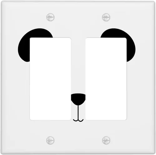 Vista 43 de Lindo Koala - Placa de interruptor de luz de 1 banda, placa de pared basculante individual, placa decorativa eléctrica GFCI para decoración