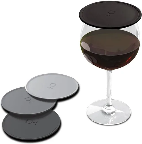 Vista 9 de Drink Tops Tap & Seal - Cubierta para vasos de bebida al aire libre, succiona suavemente a los vasos para mantener las partículas fuera y reducir