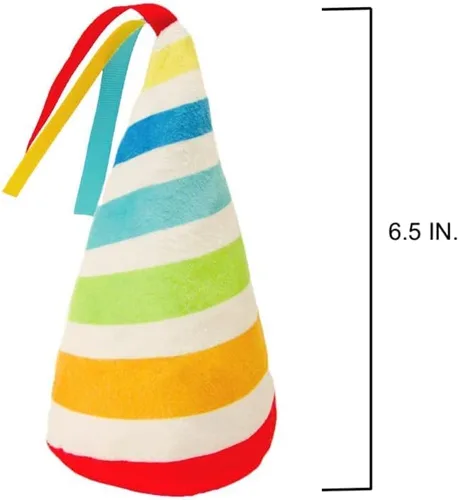 Vista 4 de TONBO Juguetes de peluche lindos y divertidos para perros (combo de fiesta de cumpleaños)