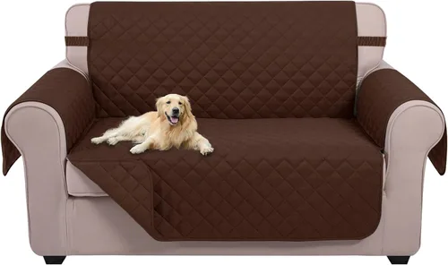 Vista 142 de U-NICE HOME Funda para sillón reclinable, reversible, con correas elásticas, resistente al agua, protege de perros y mascotas, sillón pequeño