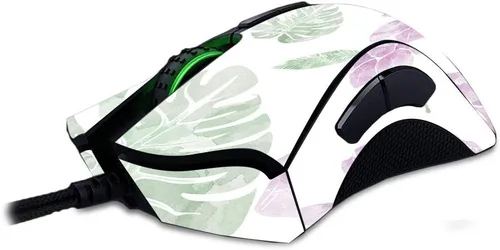 Vista 10 de MightySkins Skin compatible con Razer Deathadder Elite - Blue Petals Funda protectora de vinilo duradera y única Fácil de aplicar, quitar y Azul
