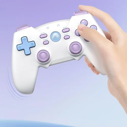 Vista 7 de BAT4 Wireless PC Game Controller,Dual Vibration Retro Gamepad Joystick for Windows 7 8 10 11SteamSimulatorsAndroid TV Gaming (Bat 4 (Ice Cream))