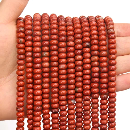Vista 35 de BONNY BOXX 1 hebra (150 piezas) Cuentas naturales de turquesa africana de 2 * 4 mm, cuentas de disco de ábaco de piedra natural, cuentas sueltas
