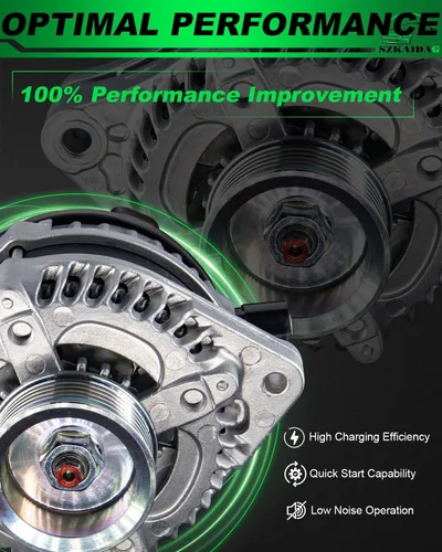 Vista 80 de Alternador de 4.0L para: Ford Explorer 2002 2003 2004, Explorer Sport Trac 2001-2004 para: Mercury Mountaineer 2001-2004, polea de 6 ranuras de 12V