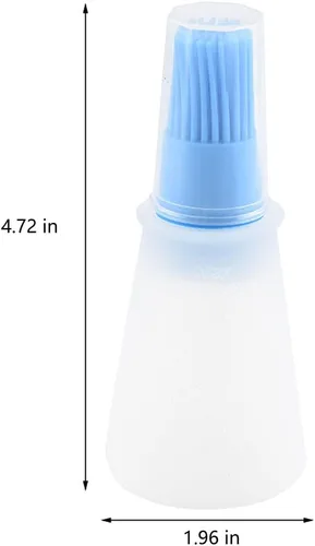Vista 2 de Cepillo para botellas de aceite de silicona, cepillos para barbacoa/pastelería, parrilla de cocina de silicona, cepillo para botellas de aceite