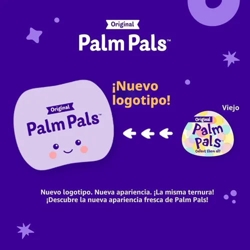 Vista 2 de Aurora® Adorable Palm Pals™ Pebbles Bunny™ - Juego de bolsillo - Diversión coleccionable - Gris 5 pulgadas