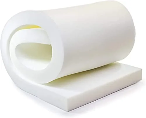 Vista 2 de AK TRADING CO. Espuma de tapicería profesional de 1 pulgada de grosor, 18 pulgadas de ancho x 72 pulgadas de largo, color blanco