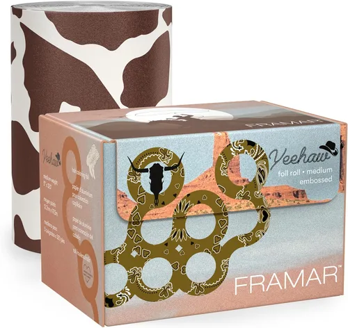 FRAMAR Yeehaw - Lámina de pelo para resaltar cabello largo, lámina de salón para resaltar el cabello, kit de láminas de salón para resaltado de