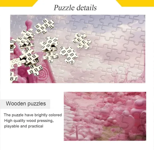 Vista 2 de Lollolly House Jigsaw Puzzles 500 Pieces for Adults with Mesh Storage Bag 2011732