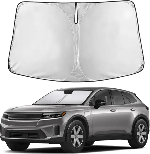 Vista 106 de Parasol para parabrisas para Rivian R1S 2022-2024 2025 compatible con EcoNour material de poliéster 240T, visera solar para coches, reflector que