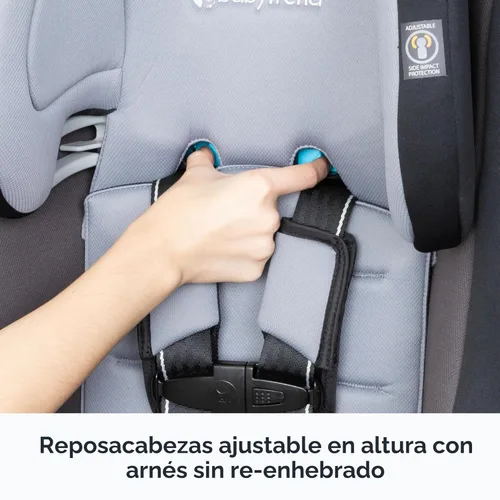 Vista 8 de Baby Trend Cover Me™ - Asiento convertible 4 en 1 para automóvil, color luna oscura