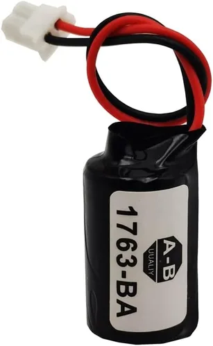 Vista 2 de BALOLO 1763-BA 3V 1100mAh batería de litio desechable no recargable PLC batería de respaldo para computadora COMP-295 para batería Allen Bradley