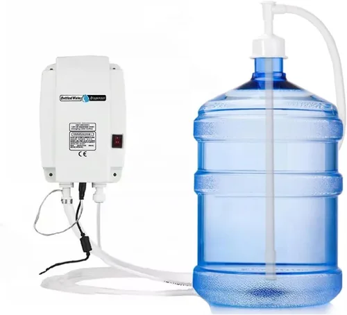 Sistema de bomba dispensadora de agua embotellada, manguera de 1GPM de 20 pies, dispensador de jarra de agua potable eléctrica para botella de 5