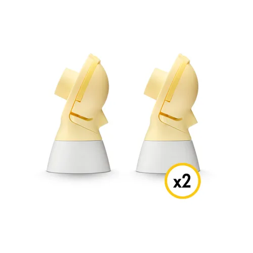 Vista 6 de Medela Conectores de repuesto PersonalFit Flex, 2 por paquete, compatibles con Freestyle Flex y Pump con estilo con extractores de leche MaxFlow